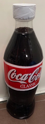 25189-1 € 25,00 coca cola opblaasbare fles 90 cm hoog